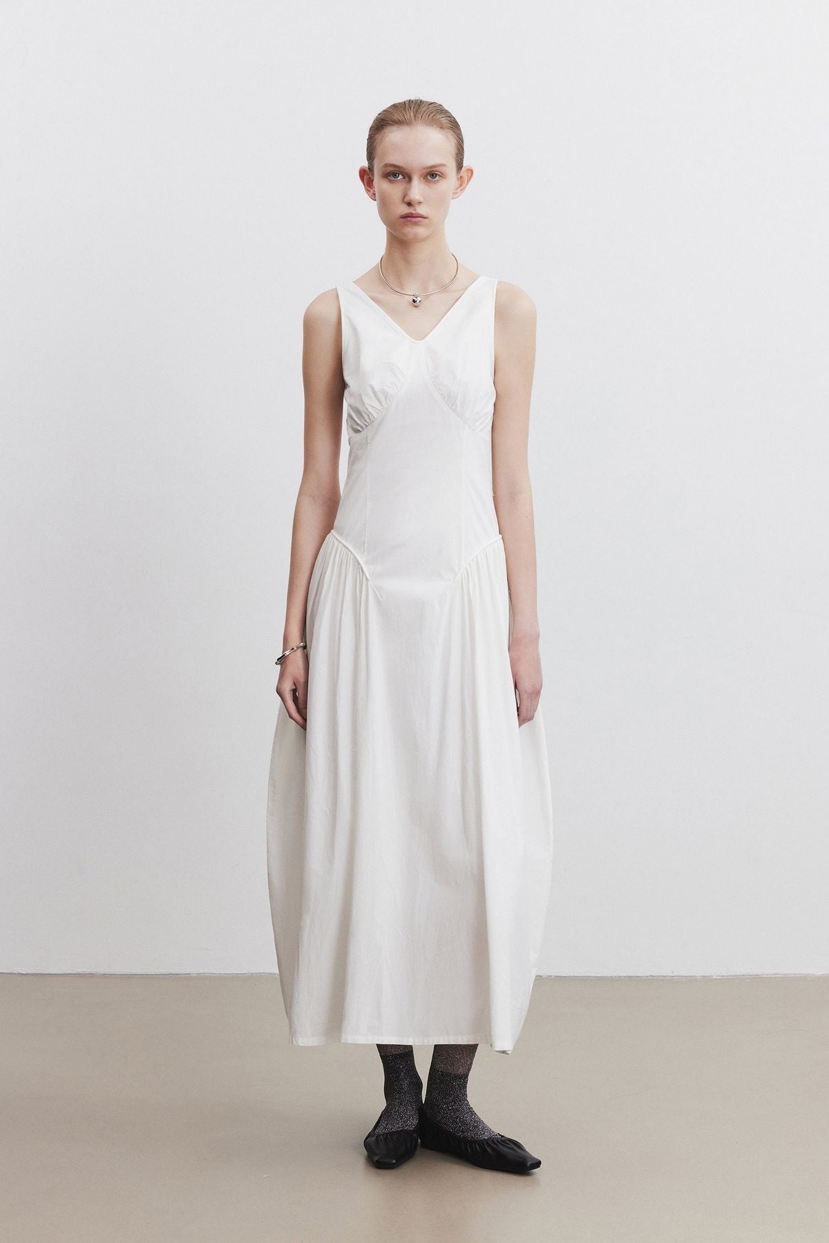Frances Asymmetrical Ruffle Trousers